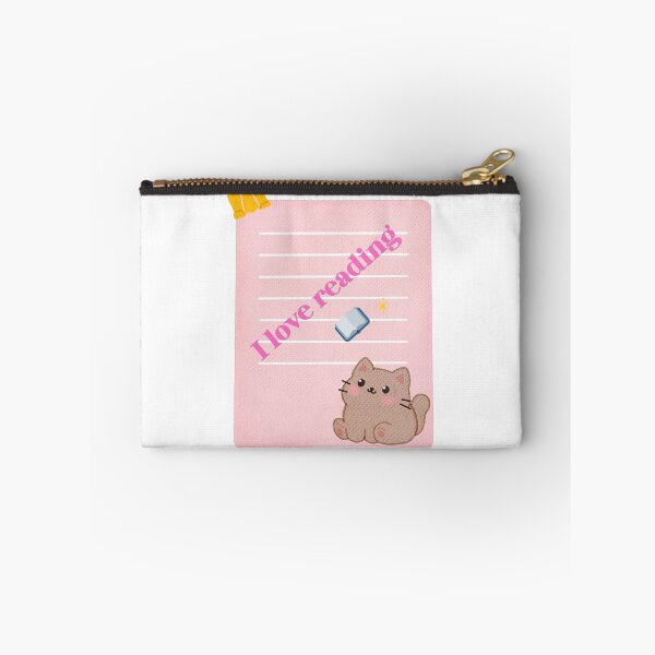 Item preview, "I Love Reading" Cute Cat & Stationery Aesthetic designed and sold by simranart111.