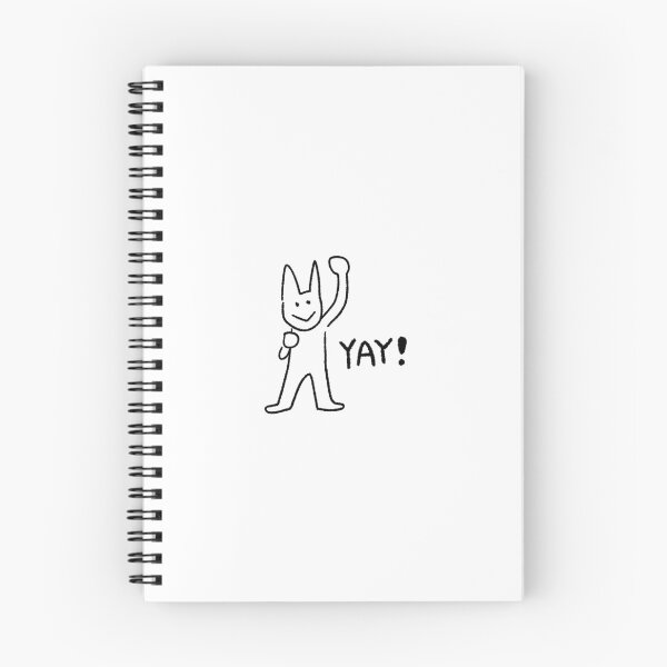 Item preview, Cute Cat Saying Yay Sticker | Happy Celebrating Cat Doodle designed and sold by lazydayz16.