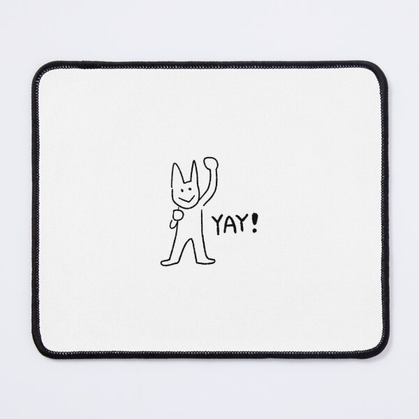 Item preview, Cute Cat Saying Yay Sticker | Happy Celebrating Cat Doodle designed and sold by lazydayz16.