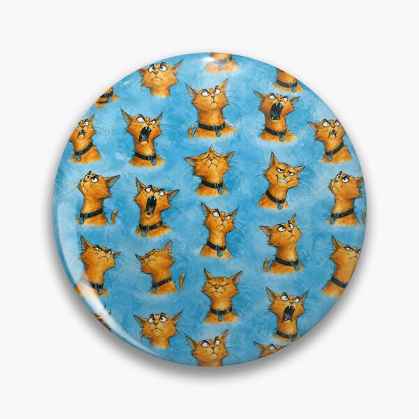 Item preview, Cats emotions - Aesthetic Pattern Print Design for fabrics designed and sold by Just4Sinners.