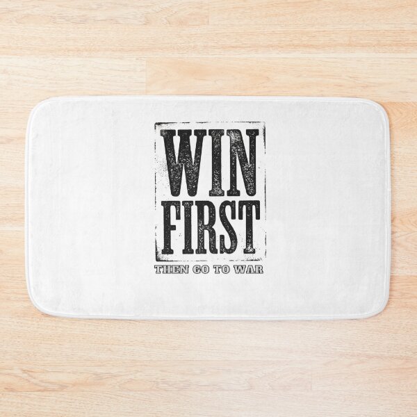 Item preview, ''WIN FIRST THEN GO TO WAR'' Design by SUN TZU designed and sold by SilentStrategyShop.