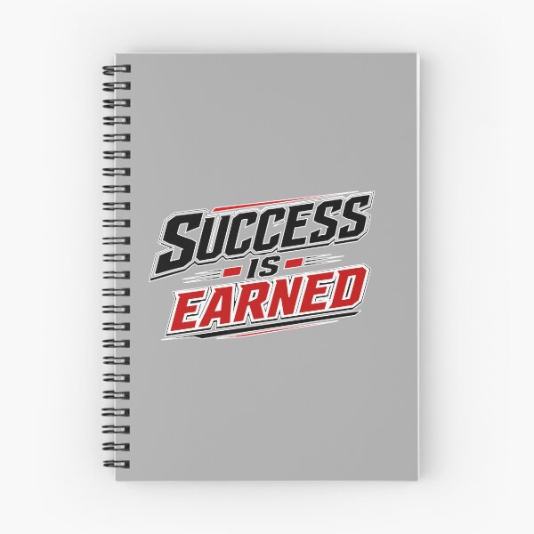 Item preview, Success Is Earned Hard Work Quote Meritocracy Typography Design designed and sold by Bamimu Merch.