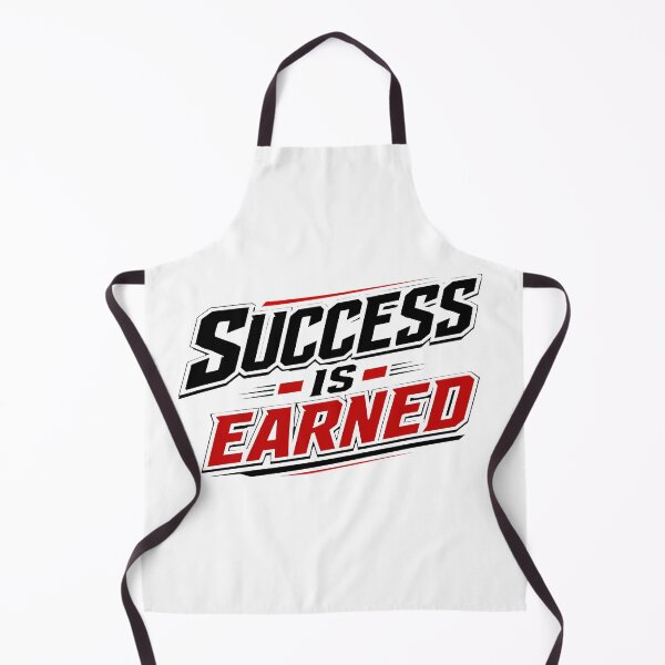 Item preview, Success Is Earned Hard Work Quote Meritocracy Typography Design designed and sold by Bamimu Merch.
