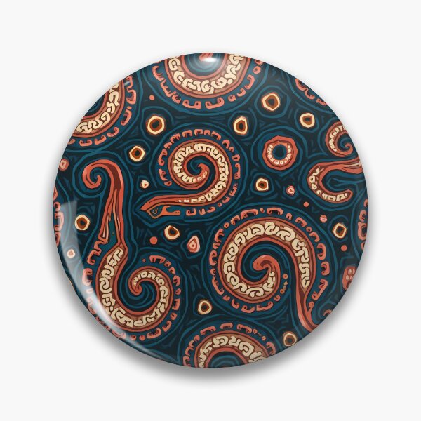 Item preview, New Zealand Māori Paua Pattern Koru Design 899 designed and sold by GrinGalore.