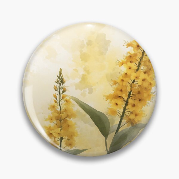 Item preview, Kentucky Goldenrod Yellow Wildflower Botanical Artwork designed and sold by daila70.