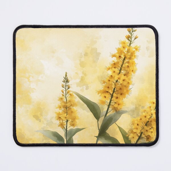 Item preview, Kentucky Goldenrod Yellow Wildflower Botanical Artwork designed and sold by daila70.