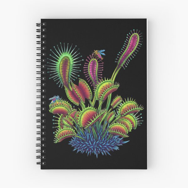 Item preview, Neon Venus Flytrap Carnivorous Botanical Psychedelic Art designed and sold by HoshisWorld2018.
