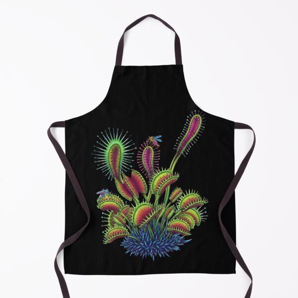 Item preview, Neon Venus Flytrap Carnivorous Botanical Psychedelic Art designed and sold by HoshisWorld2018.