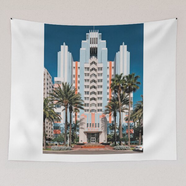 Item preview, Wall Art - Postcard - Art Deco Tower in Pastels designed and sold by ForeverPrintsOK.