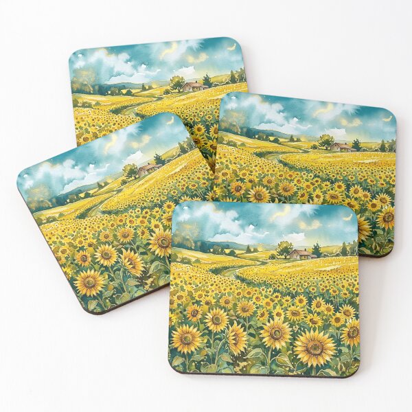 Item preview, Sunflower Field  designed and sold by GraphicsClub.