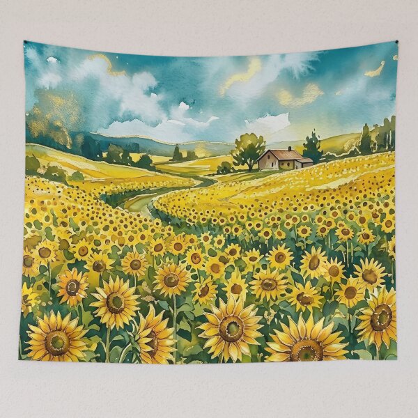 Item preview, Sunflower Field  designed and sold by GraphicsClub.