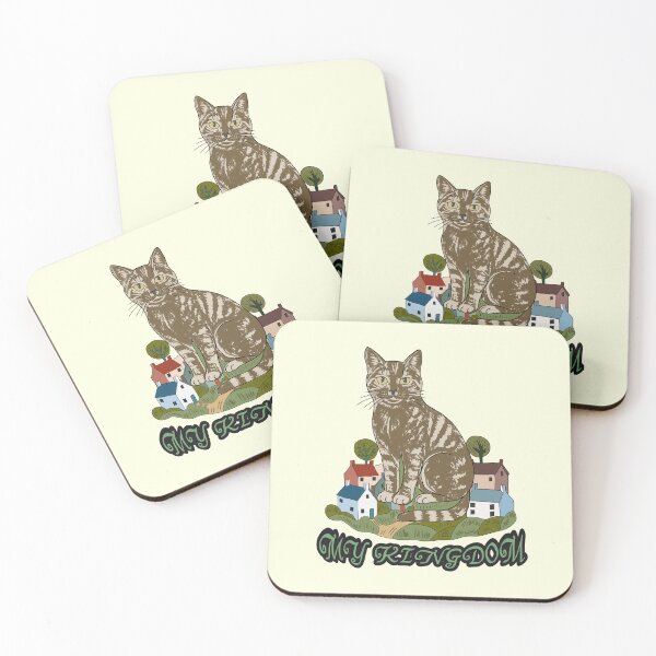 Item preview, Giant Tabby Cat in Tiny Summer Village designed and sold by LeshanArtUA.