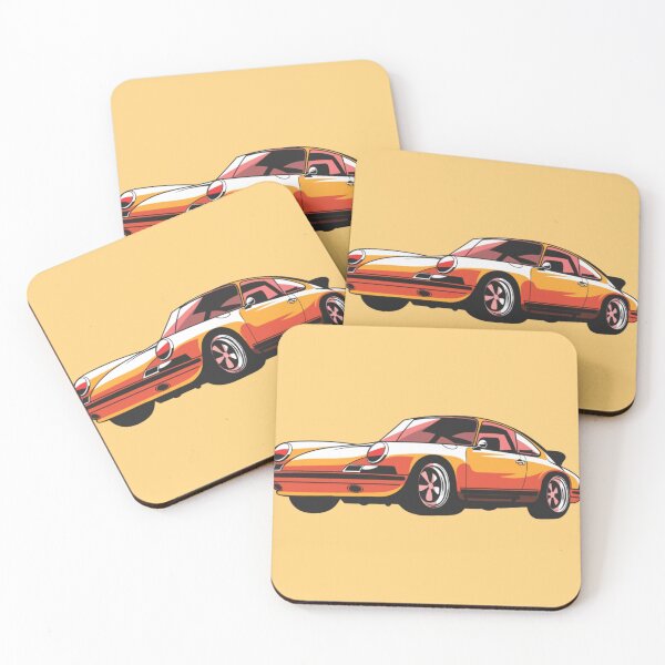 Item preview, Retro Sunset Sports Car Illustration designed and sold by LunaVales.