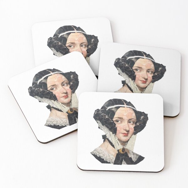 Item preview, Ada Lovelace – First Programmer | Collage Portrait Art Print | Women in STEM Science Poster designed and sold by OzzFrequency.
