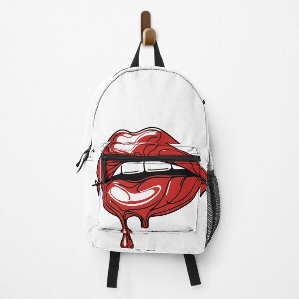 Item preview, Crimson Drip - Red Lips Line Art designed and sold by artificia-off.