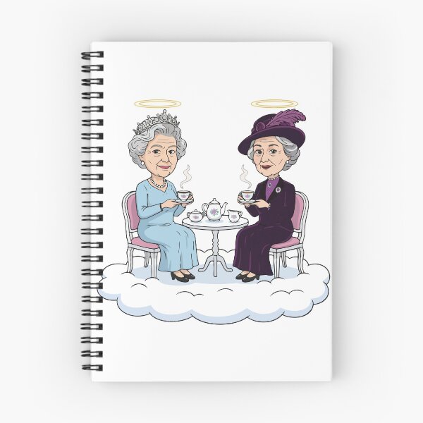 Item preview, Queen Elizabeth II and Smith spilling tea in Heaven designed and sold by tigrootiger.