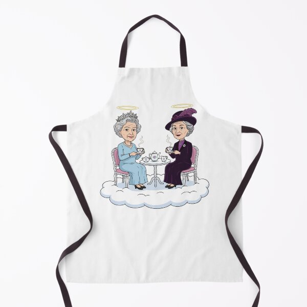 Item preview, Queen Elizabeth II and Smith spilling tea in Heaven designed and sold by tigrootiger.