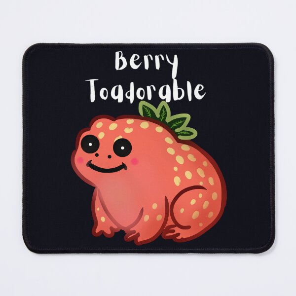Item preview, Berry Toadorable Strawberry Frog Design designed and sold by HopeAndHustle.