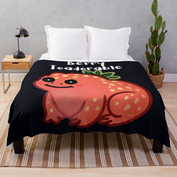 Item preview, Berry Toadorable Strawberry Frog Design designed and sold by HopeAndHustle.