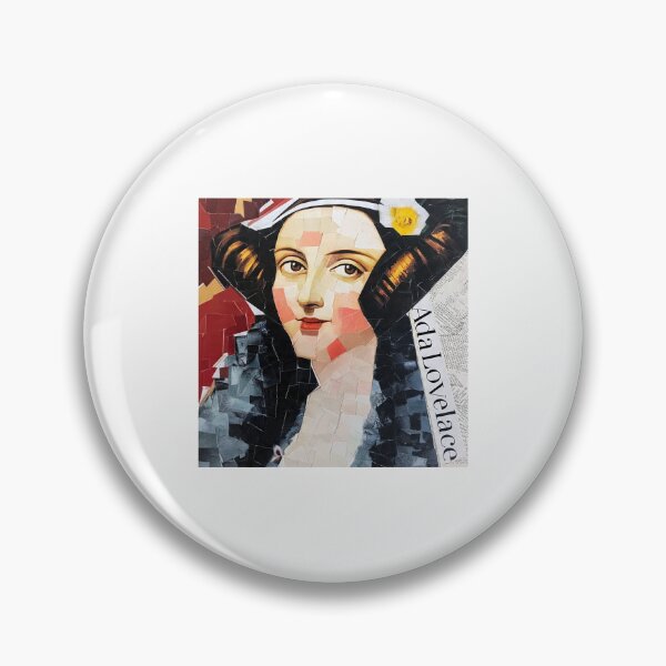 Item preview, Ada Lovelace – First Programmer | Collage Portrait Art Print | Women in STEM Science Poster designed and sold by OzzFrequency.