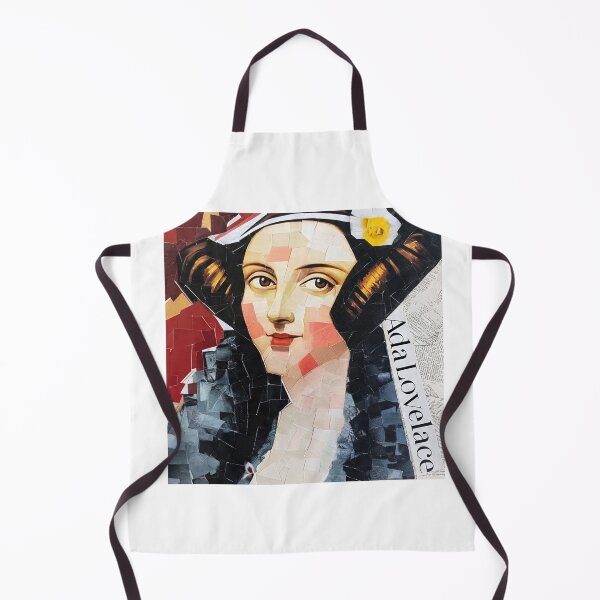 Item preview, Ada Lovelace – First Programmer | Collage Portrait Art Print | Women in STEM Science Poster designed and sold by OzzFrequency.