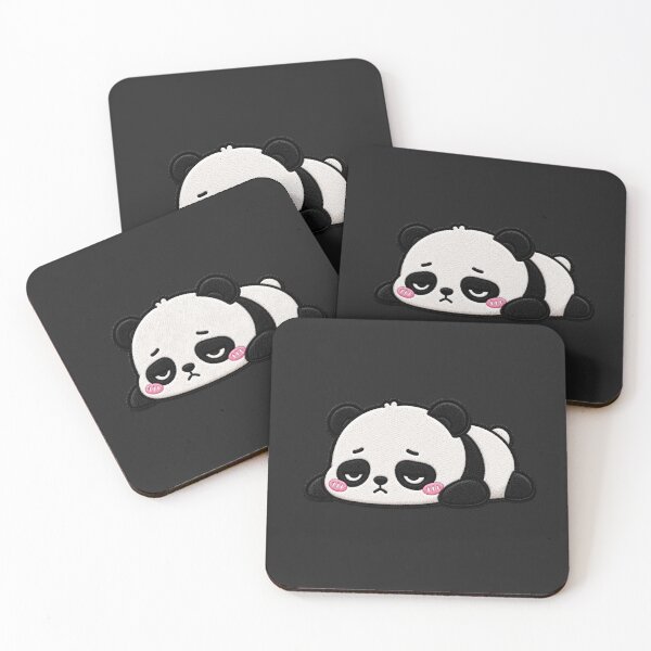 Item preview, Lazy Monday Panda Embroidery Patch Funny Kawaii designed and sold by ColorSplash123.