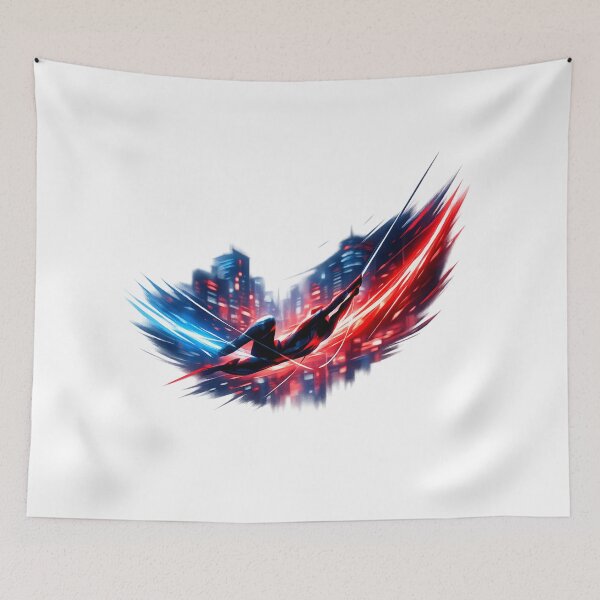 Item preview, Abstract Neon City Swing Art | Dynamic Urban Motion Graphic designed and sold by Art by Debasish.