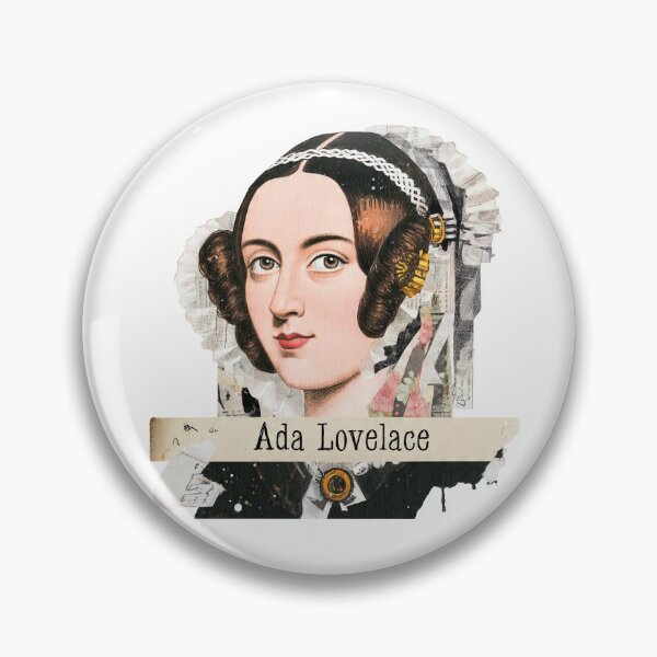 Item preview, Ada Lovelace – First Programmer | Collage Portrait Art Print | Women in STEM Science Poster designed and sold by OzzFrequency.