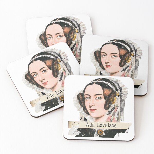 Item preview, Ada Lovelace – First Programmer | Collage Portrait Art Print | Women in STEM Science Poster designed and sold by OzzFrequency.