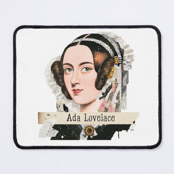 Item preview, Ada Lovelace – First Programmer | Collage Portrait Art Print | Women in STEM Science Poster designed and sold by OzzFrequency.