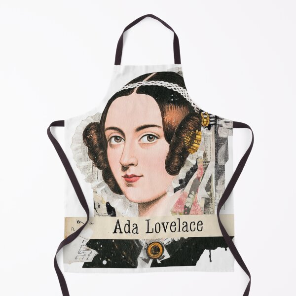 Item preview, Ada Lovelace – First Programmer | Collage Portrait Art Print | Women in STEM Science Poster designed and sold by OzzFrequency.