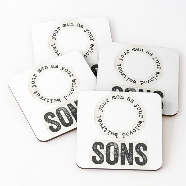 Item preview, ''TREAT YOUR MEN AS YOUR BE LOVED SONS'' Design by SUN TZU designed and sold by SilentStrategyShop.