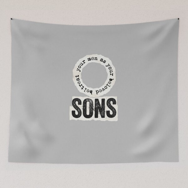 Item preview, ''TREAT YOUR MEN AS YOUR BE LOVED SONS'' Design by SUN TZU designed and sold by SilentStrategyShop.
