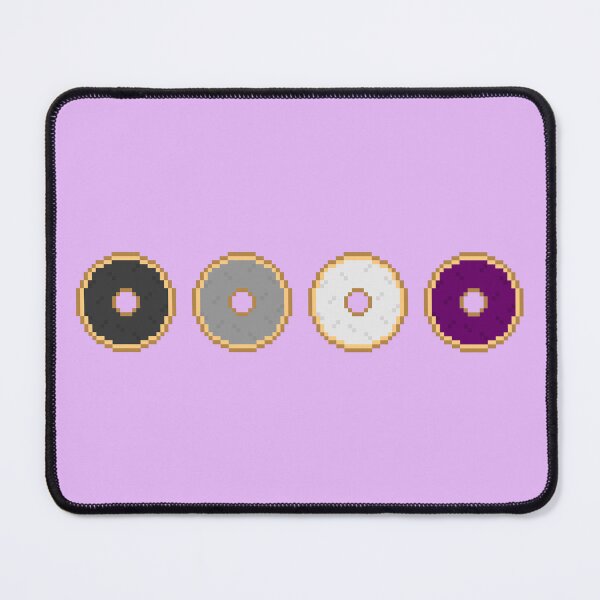 Item preview, Ace Pixel Pride Donuts designed and sold by Lilac-Cat.
