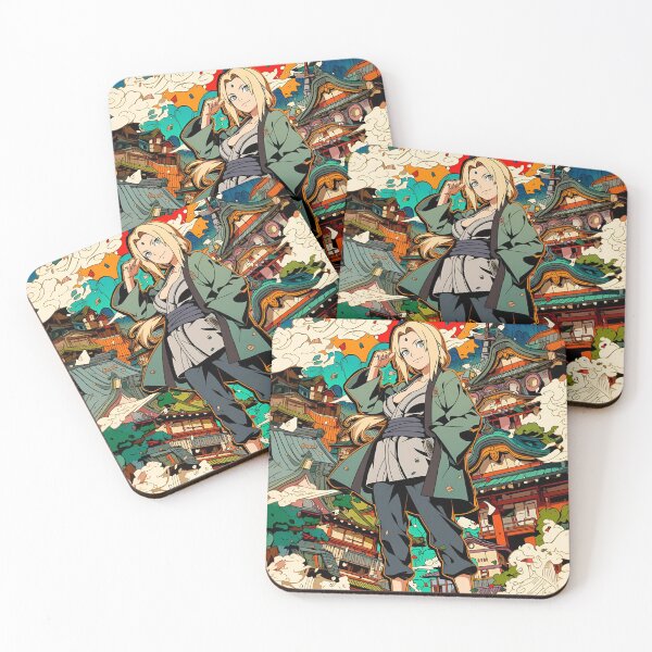 Item preview, Tsunade Legendary Sannin Anime Art Print | Tsunade Aesthetic Naruto Poster | Hidden Leaf Village Manga Style Art designed and sold by Dyan4.