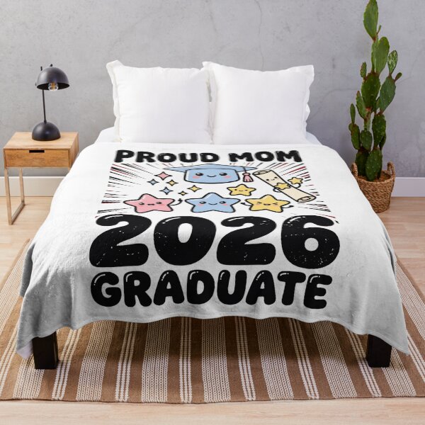 Item preview, Proud Mom of a 2026 Graduate, Class of 2026 Graduation Senior Mom Gift, Last Day of School Graphic Tee designed and sold by AsturShop.