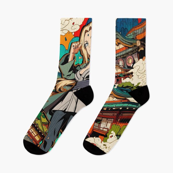 Item preview, Tsunade Legendary Sannin Anime Art Print | Tsunade Aesthetic Naruto Poster | Hidden Leaf Village Manga Style Art designed and sold by Dyan4.