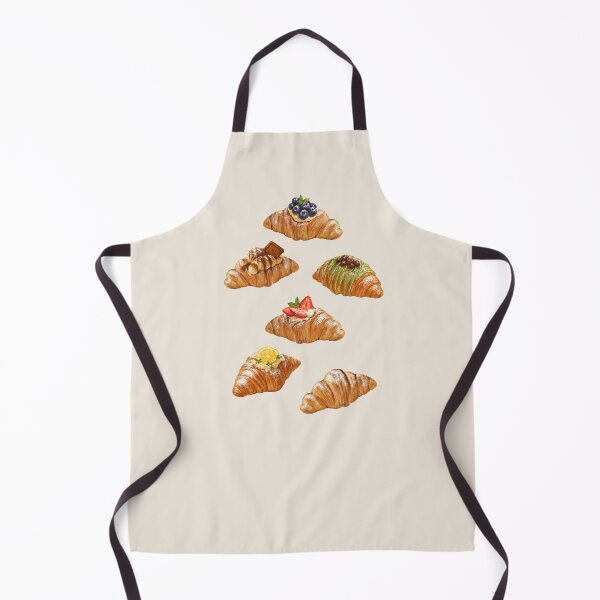 Item preview, French Bakery Pastries | Croissant Art designed and sold by simplepaperplan.