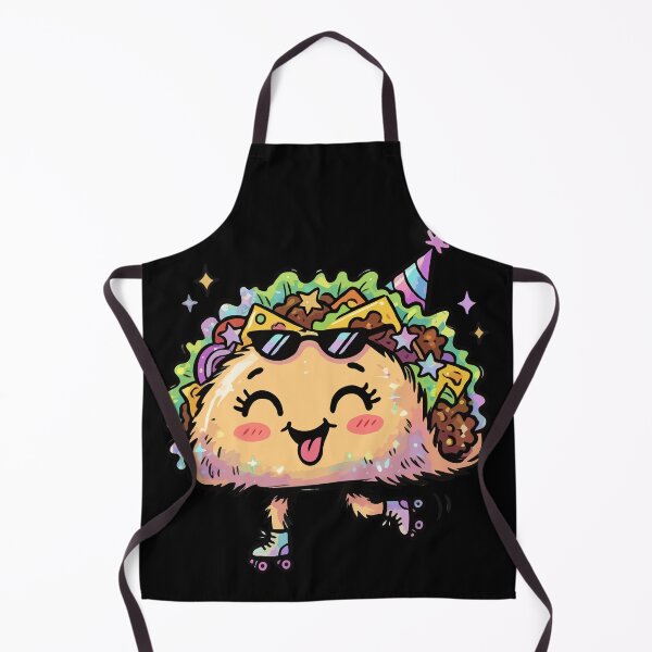 Item preview, Roller Skating Iridescent Party Taco designed and sold by Emegan Print Art.
