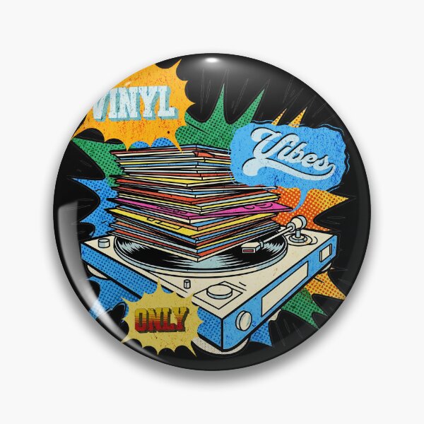 Item preview, Retro Comic Vinyl Record Turntable Music Vibes designed and sold by HoshisWorld2018.