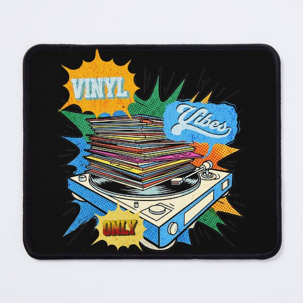 Item preview, Retro Comic Vinyl Record Turntable Music Vibes designed and sold by HoshisWorld2018.