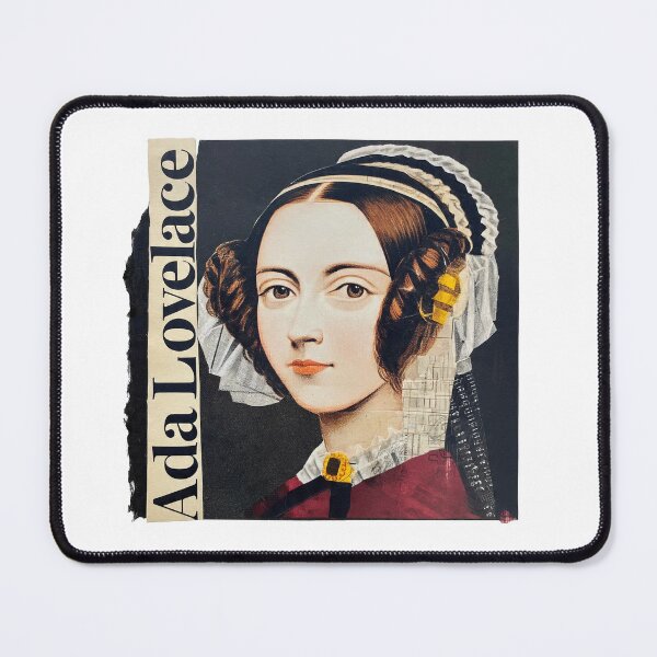 Item preview, Ada Lovelace – First Programmer | Collage Portrait Art Print | Women in STEM Science Poster designed and sold by OzzFrequency.