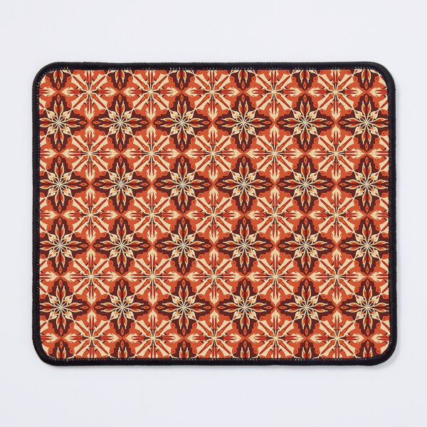 Item preview, Boho Ornament – Warm Retro Pattern in Red designed and sold by pASob-dESIGN.