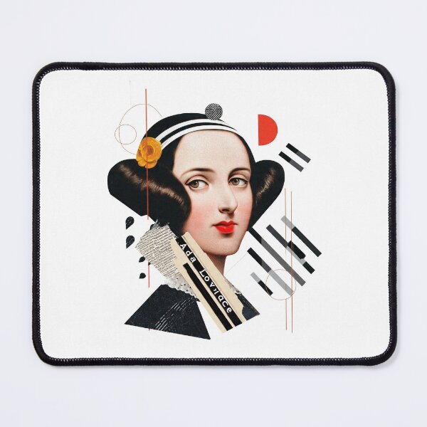 Item preview, Ada Lovelace – First Programmer | Collage Portrait Art Print | Women in STEM Science Poster designed and sold by OzzFrequency.