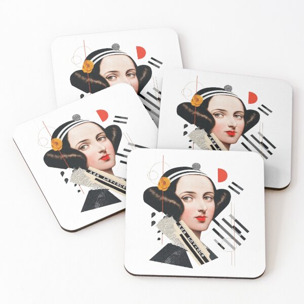 Item preview, Ada Lovelace – First Programmer | Collage Portrait Art Print | Women in STEM Science Poster designed and sold by OzzFrequency.