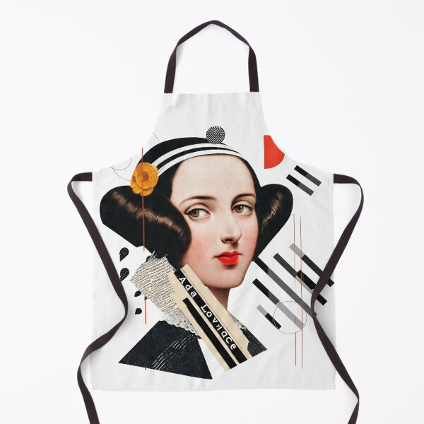 Item preview, Ada Lovelace – First Programmer | Collage Portrait Art Print | Women in STEM Science Poster designed and sold by OzzFrequency.