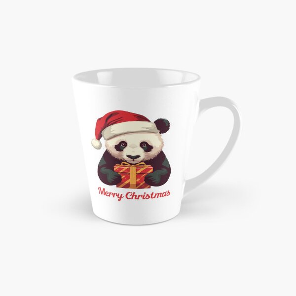 Item preview, Christmas Panda Shirt Merry Christmas Cute Panda Santa Hat Holiday Gift Panda Lover Tee designed and sold by Sky-bully.