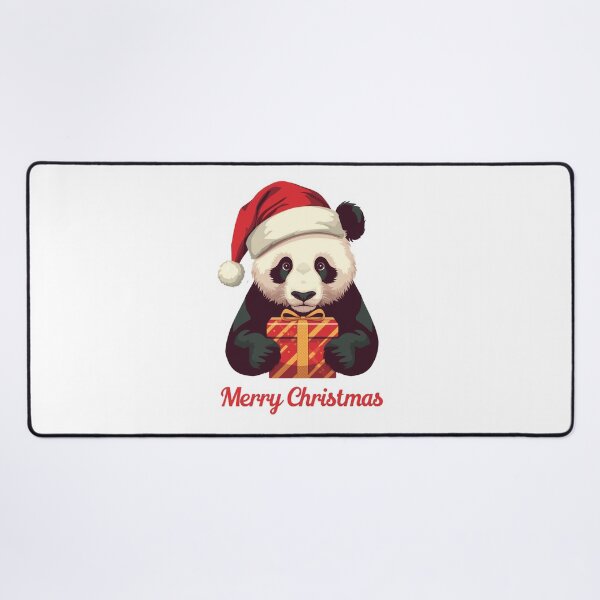 Item preview, Christmas Panda Shirt Merry Christmas Cute Panda Santa Hat Holiday Gift Panda Lover Tee designed and sold by Sky-bully.