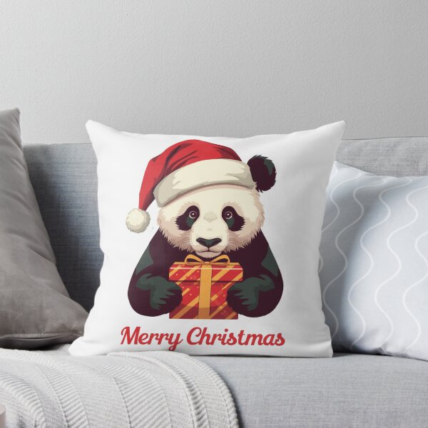 Item preview, Christmas Panda Shirt Merry Christmas Cute Panda Santa Hat Holiday Gift Panda Lover Tee designed and sold by Sky-bully.