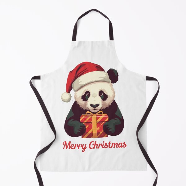 Item preview, Christmas Panda Shirt Merry Christmas Cute Panda Santa Hat Holiday Gift Panda Lover Tee designed and sold by Sky-bully.